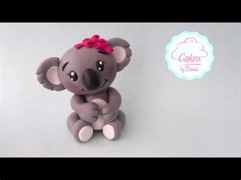 How To Make A Koala Cake Topper Tutorial Cake Topper Tutorial Koala