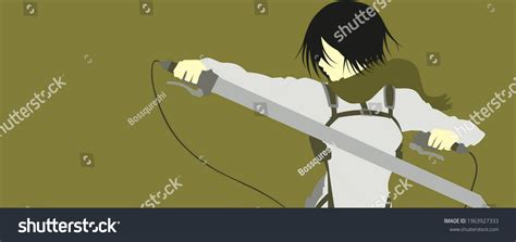 Beautiful Anime Girl Holding Sword Stock Illustration 1963927333 | Shutterstock