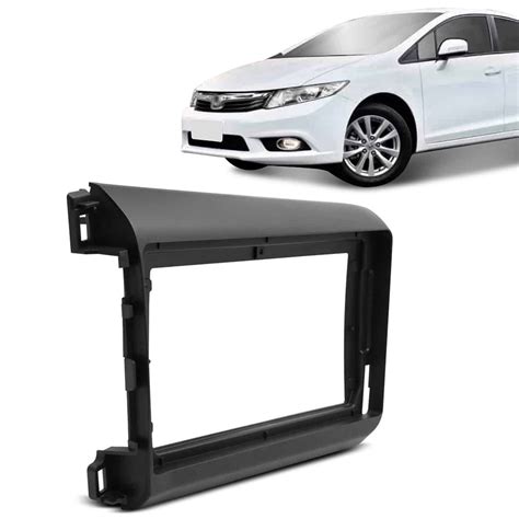 Moldura do Painel Honda Civic 2015 2016 2 Din 9 Polegadas Modelo Chinês