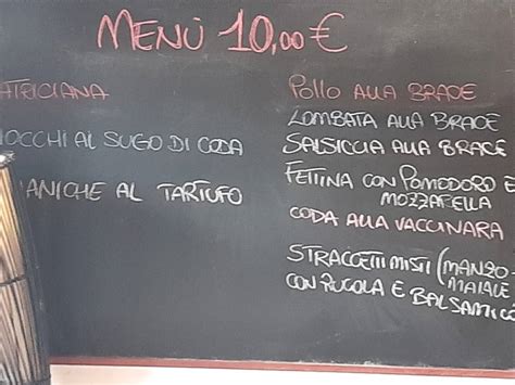 Menu Da Il Frantoio Ristorante Municipio Roma X