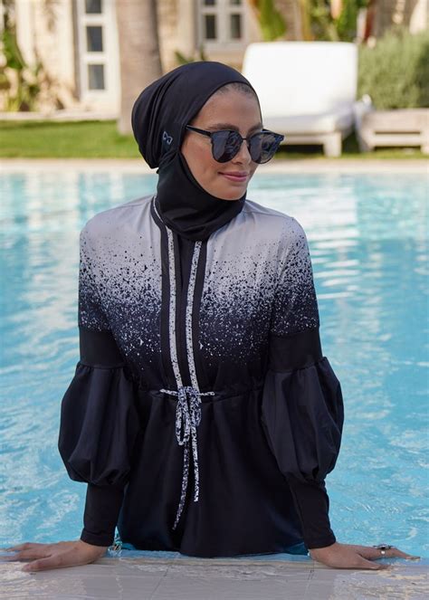 Burkini Set Modest Swimsuit Islamic Swimwear Full Coverage Muslim Swimsuit Set Beachwear