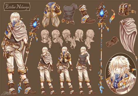 2D Character Design Sheet - Artists&Clients