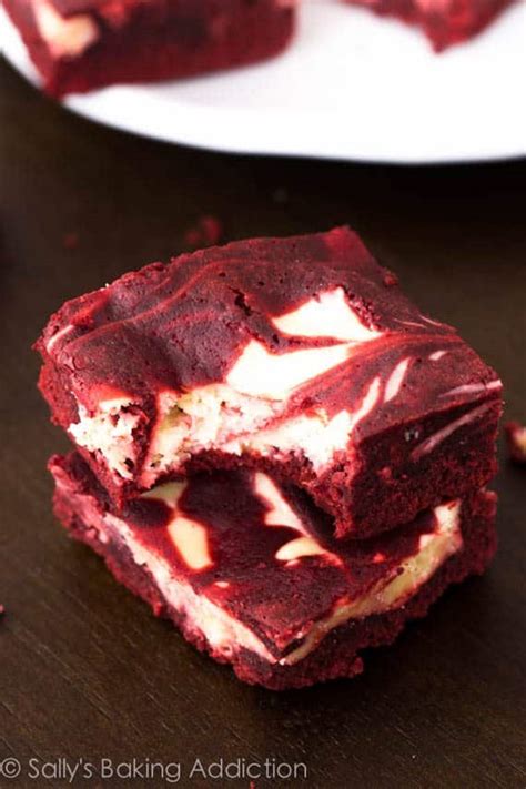 Red Velvet Cheesecake Swirl Brownies Sallys Baking Addiction