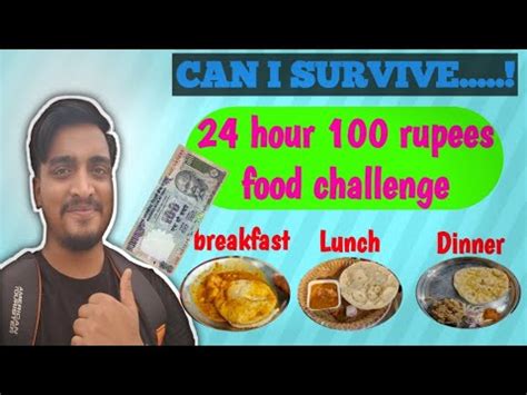 Living On Rs For Hours Challenge In Kolkata Food Challenge