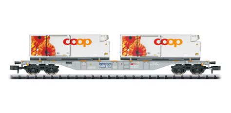 Minitrix Bauart Sgns Containertragwagen N Modellbahn Katalog