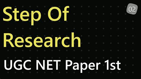 Step Of Research Aptitude For Ugc Net In Hindi Research Aptitude Full