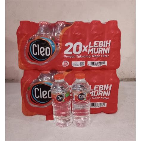 Jual Air Minum Cleo 220 Ml Shopee Indonesia