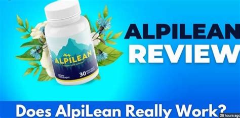 Alpilean Weight Loss Pills Latest Warning Reviews