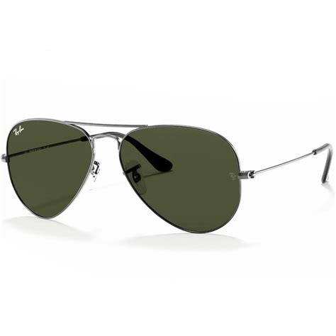 Ray Ban 3025 Aviator Sunglasses Gunmetal | Mainline Menswear United States