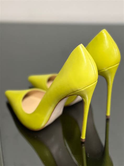 Scarpin Verde Neon Fosco Bs Bruna Silverio