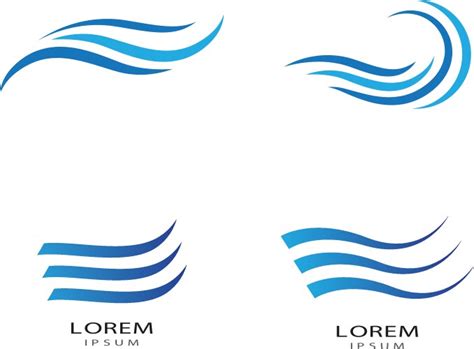 Wave Symbol Design Royalty Free Vector Image Vectorstock