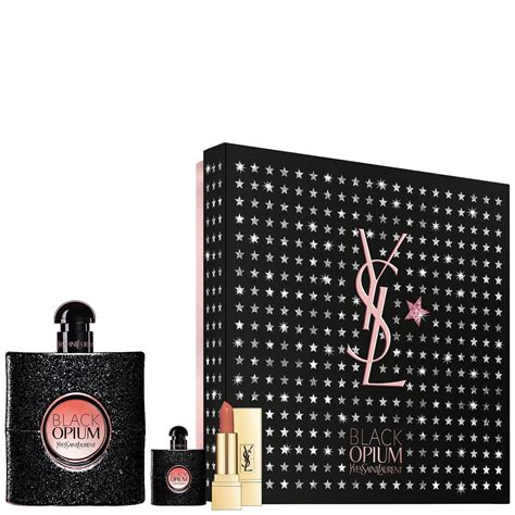 Yves Saint Laurent Deluxe Black Opium Eau De Parfum Gift Set Worth