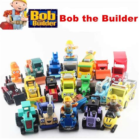 Diecast Model Of Bob The Builder Vehicles Metal Truck Toys Car For