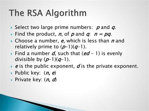 Ppt Rsa Asymmetric Key Cryptosystem Powerpoint Presentation Free