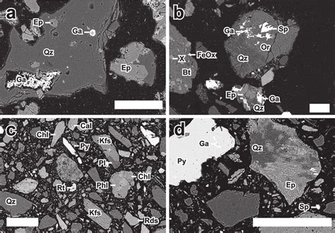 A Overview Bse Image Of The Sample From Rudnik Detail Bse Images Of