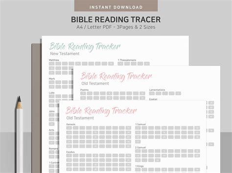 Bible Reading Tracker Printable