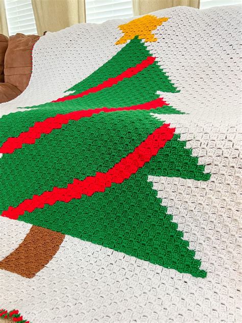 Christmas Tree Blanket Crochet Pattern Artofit