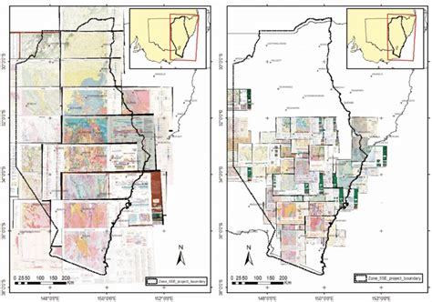 Available Georeferenced Maps Held By Gsnsw For The Eastern Lachlan