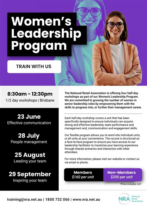 Women S Leadership Program Unit 4 Inspire Your Team National