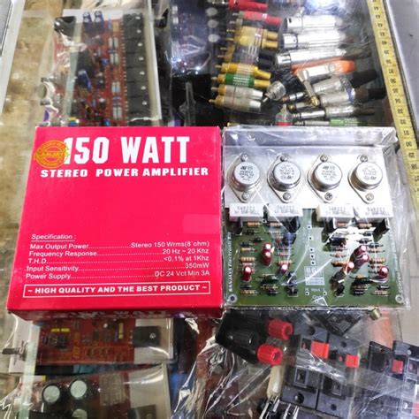 Jual Kit Power Stereo Jengkol OCL 150 Watt Bell BGR Shopee Indonesia