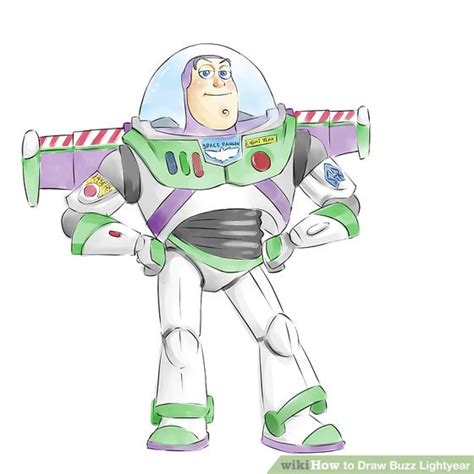 How To Draw Buzz Lightyear 7 Steps With Pictures Wikihow