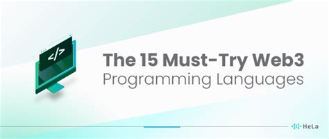 The Best Web Programming Languages To Try For Hela