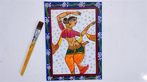 Patachitra Painting Tutorial Dancing Women Patachitra Painting