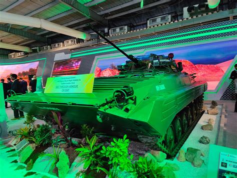 Defexpo 2022: Big Bang Boom Solutions' BMP 2 Tank - Indian Aerospace ...