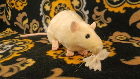 Little Yellow Rat Plushie | Citrine Mouse