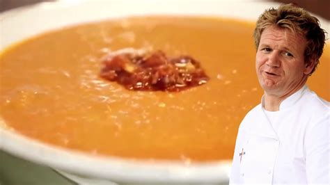 Gordon Ramsay S Roasted Creamy Tomato Soup Fresh Tomatoes Youtube