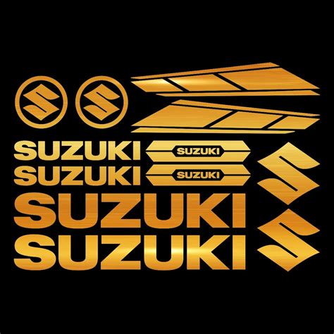 For Suzuki Stickers Decals Tank Logo Set Helmet Emblem Vinyl Kit