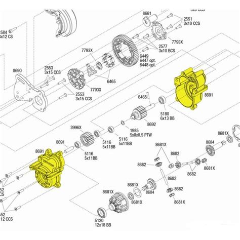 Couvercle De Bo Tier De Bo Te De Vitesses Rc Medium Pour Traxxas E Revo