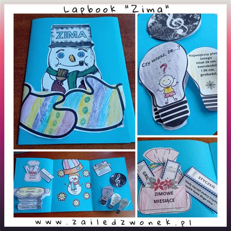 Lapbook Zima Zailedzwonek