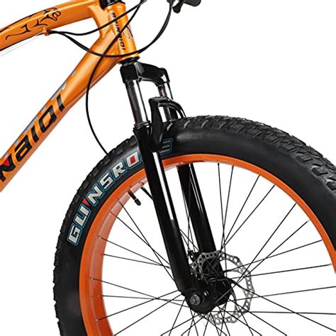 Gunsrose Mens Fat Tire Bike 26 Inch 21 Speed Mountain Bike 4 Inch