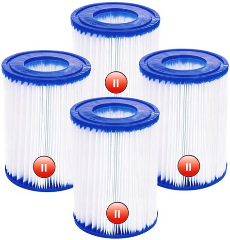 4x FILTR DO POMPY BASENU BESTWAY WKŁAD TYP II MA0892 Cena Opinie