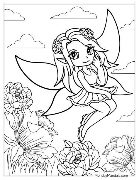 34 Fairy Coloring Pages Free Pdf Printables