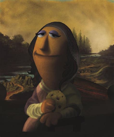 Just Watched A Sesame Street Episode About Muncha Lisa — I Think Liz Would Like This Painting