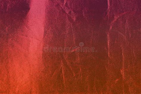 Design Old Red Metallic Fabric Texture For Use As Background Stock