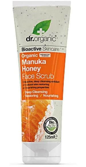 Full Ingredients List Dr Organic Manuka Honey Face Scrub