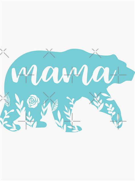 Mama Bear Sticker Sticker For Sale By Tonitone89 Redbubble