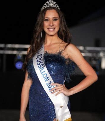 Miss France Qui Est Elise Aquilina La Sublime Miss Roussillon