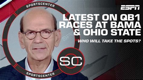 Paul Finebaum Gives The Latest On The Qb Races At Alabama And Ohio