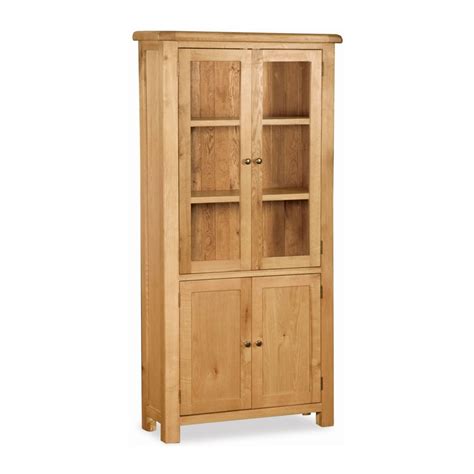 Salisbury Oak Display Cabinet Martins Furniture