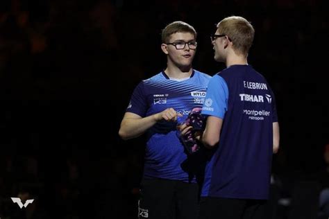 Alexis Lebrun après sa qualification en finale du double des Finales