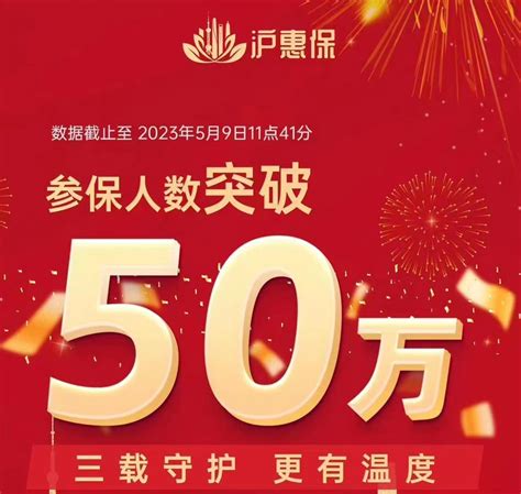 沪惠保2023版正式上线，不到两小时参保人数突破50万财经头条