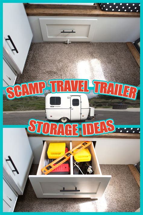 Travel Trailer Storage Ideas Travel Trailer Storage Travel Trailer Travel Trailer Remodel