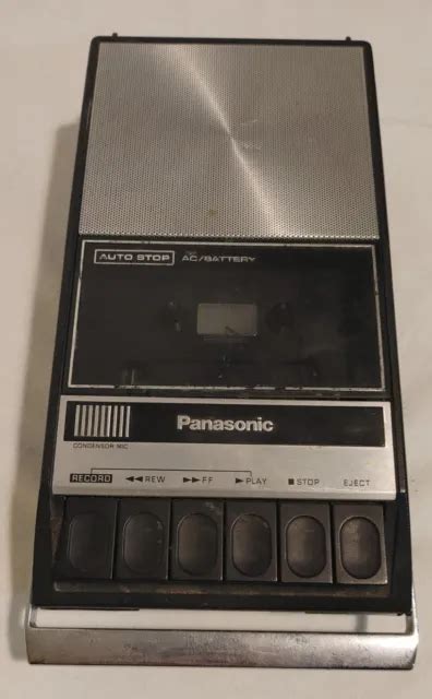 Vintage Panasonic Rq S Cassette Tape Recorder Player Untested