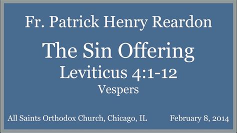 The Sin Offering Leviticus 4 Youtube