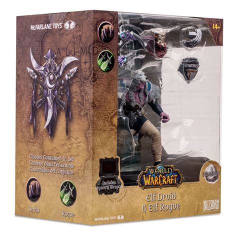 Toystnt World Of Warcraft Figura Night Elf Druid Rogue Cm