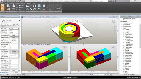 Autodesk Vasari Revit Intro To Space Planning Youtube